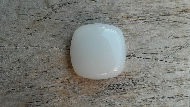 Cabochon jad alb, 20 mm, CADOU