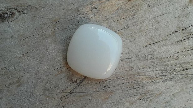 Cabochon jad alb, 20 mm, CADOU