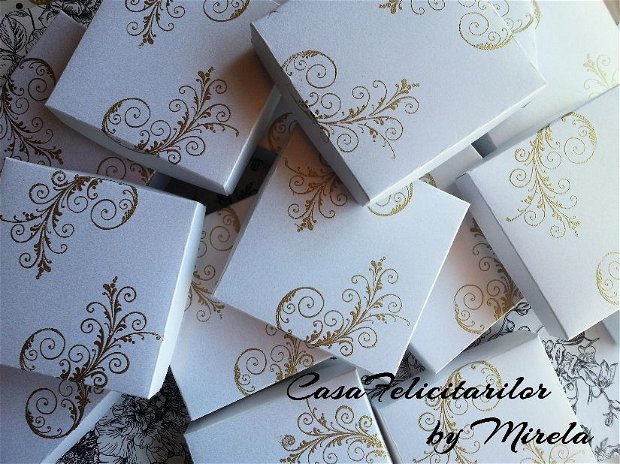 Cutii craft  pentru marturii nunta, cadouri, bijuterii