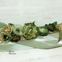 Brau/Cordon cu flori textile