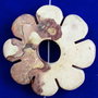 K0276 - Pandantiv, jasp chohua, donut floare, 28x28x6mm