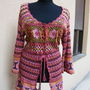 Cardigan crosetat rustic