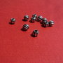 Distantier feliat mic din argint .925 partial antichizat aprox 4x4.5 mm