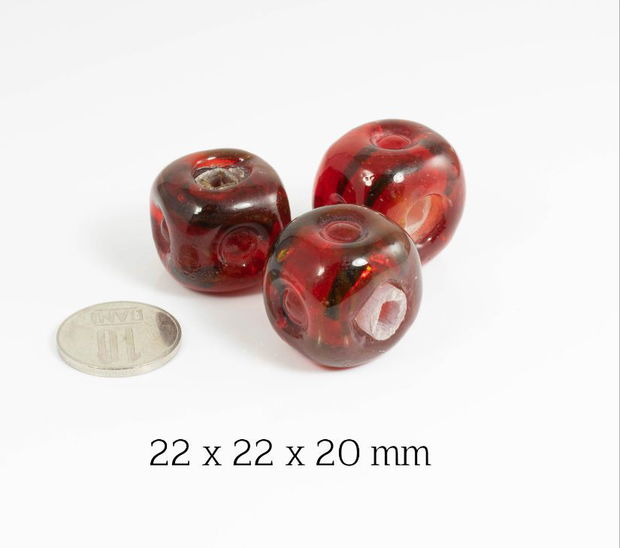 Lampwork, 22x22x20 mm, LP01