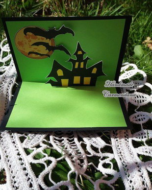 Felicitare tridimensionala Halloween