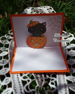 Felicitare tridimensionala Halloween