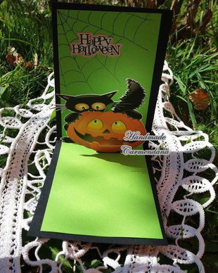 Felicitare tridimensionala Halloween