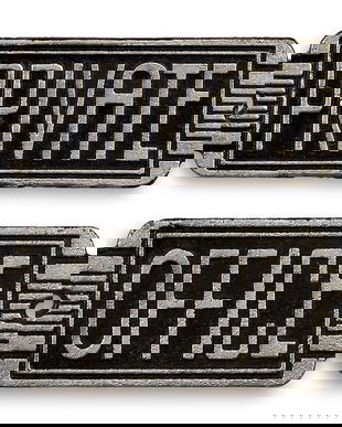 Decoratiune metalica art nouveau private/office