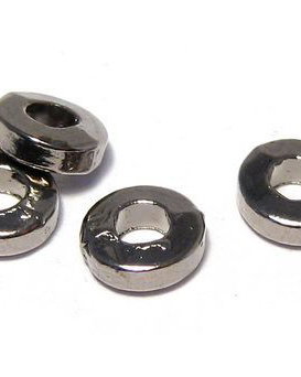 Distantier metalic, gunmetal, 6x2 mm