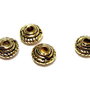 Distantier metalic, auriu antichizat, 5x3 mm