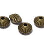 Distantier metalic, bronz, 7.8x5.5 mm