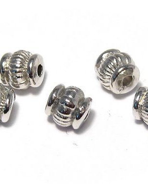 Distantier metalic, platina, 5x5 mm