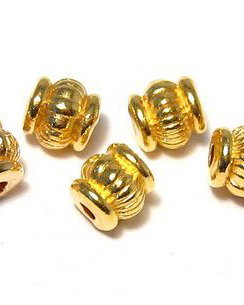 Distantier metalic, auriu, 5x5 mm