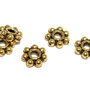 Distantier metalic, auriu antichizat, 4.5x1 mm