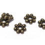 Distantier metalic, bronz, 4.5x1 mm