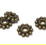 Distantier metalic, bronz, 6.5x1 mm