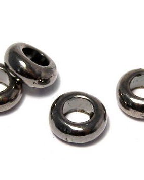 Distantier metalic, gunmetal, 7x3 mm