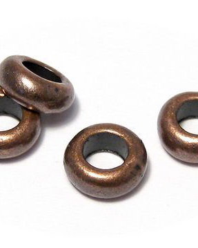 Distantier metalic, cupru, 7x3 mm