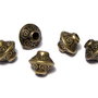 Distantier metalic, bronz, 6.5x7.5 mm