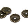 Distantier metalic, bronz, 12x2 mm