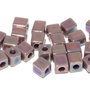 Margele Miyuki Square 4 mm, Opaque Mauve AB-0410R