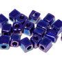 Margele Miyuki Square 4 mm, Opaque Cobalt AB-0414R