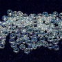 Margele Miyuki Spacer, 2.2x1 mm, Crystal AB-0250