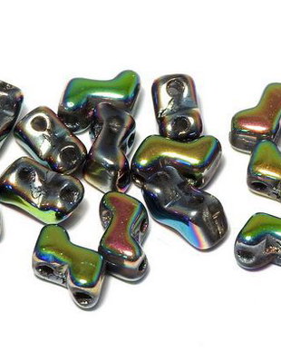 Margele Zorro, 6x5 mm, Crystal Vitrail Full-28100