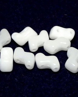 Margele Zorro, 6x5 mm, Alabaster Shimmer-20600