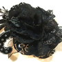 Brosa/Aplicatie pentru rochie/Flori textile