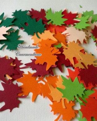 Confetti frunze de toamna