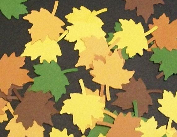 Confetti frunze de toamna