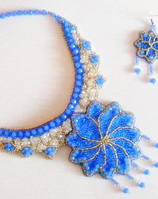 set" albastru diafan"