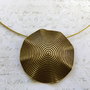 Colier tribal pandantiv bronz