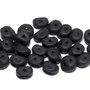 Es-o Bead, 5 mm, Jet Matted-84110