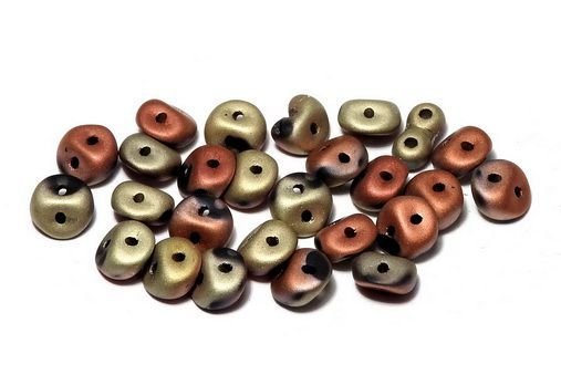 Es-o Bead, 5 mm, Jet California Gold Rush Matted-23980/98572
