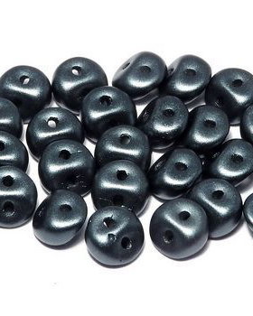 Es-o Bead, 5 mm, Alabaster Pastel Dark Grey-25037