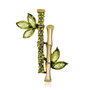Brosa cristale rhinestone- model bambus