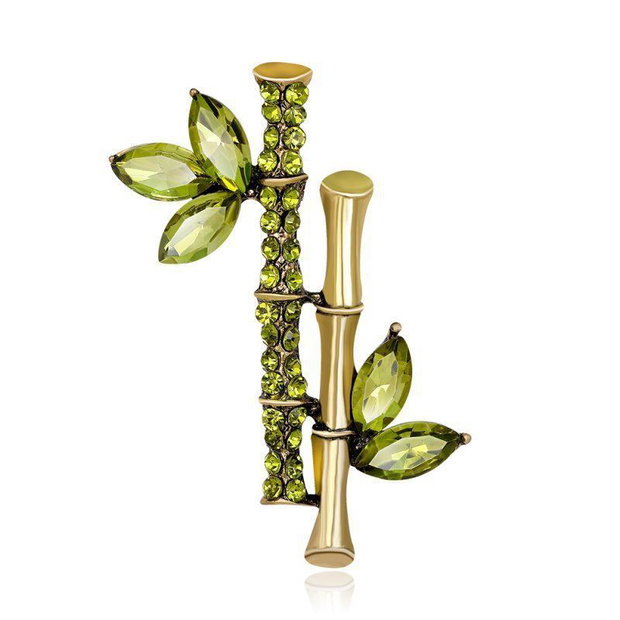 Brosa cristale rhinestone- model bambus