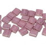Miyuki Tila Beads, 5x5 mm, Opaque Dk Orchid Luster-1867