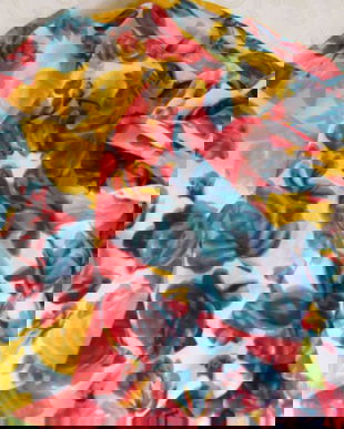 Esarfa cu flori - mbj-bohemian