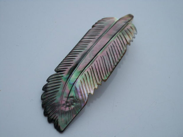 Pandant frunza shell