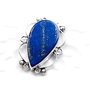 Pandant cu  Lapis Lazuli in rama argintata