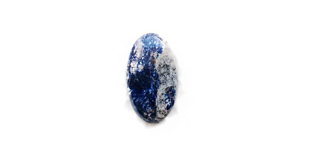Cabochon  Sodalit  natural - oval -  [ SOL2 ]