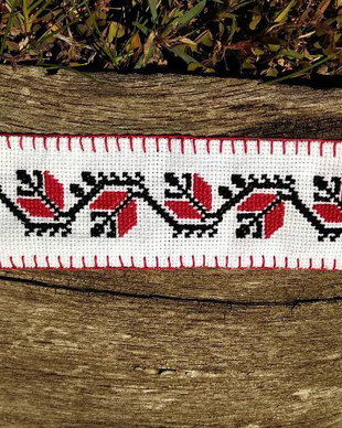 Semn de carte - broderie traditionala romaneasca