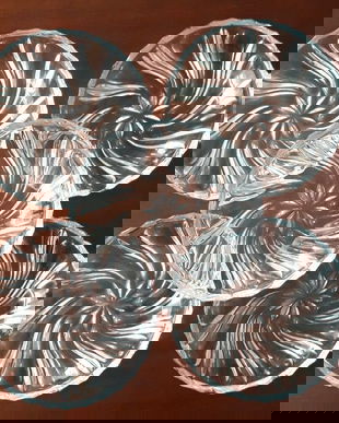 Farfurii desert sticla