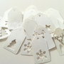 32 de etichete confectionate manual. Price tags. Etichete pret. Etichete ivory