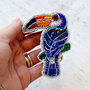 Brosa  Colorful Bird REZERVAT