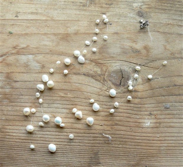 Colier multisir cu perle