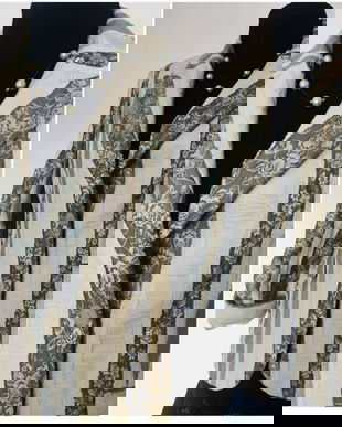 Sacou brocard matase